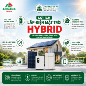 Lợi ích kinh tế thu được khi cân nhắc có nên lắp điện mặt trời hybrid