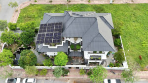 Hoàn thiện thi công hệ thống điện mặt trời 11.7kW tại Khu đô thị Nam Vĩnh Yên