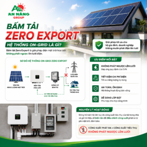 Kỹ sư An Năng Group cài đặt chức năng bám tải khi giải thích hệ thống on-grid là gì