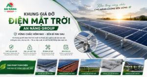 Cấu trúc hệ thống khung giá đỡ điện mặt trời bằng nhôm chuyên dụng trên mái tôn nhà xưởng