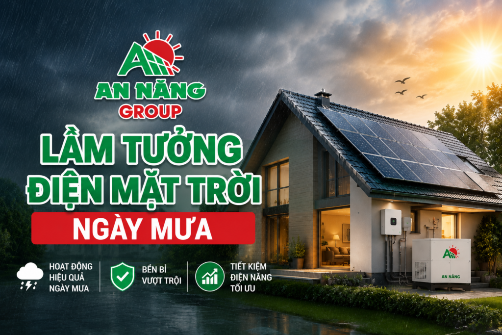 Bóc trần những lầm tưởng phổ biến về hiệu suất điện mặt trời ngày mưa