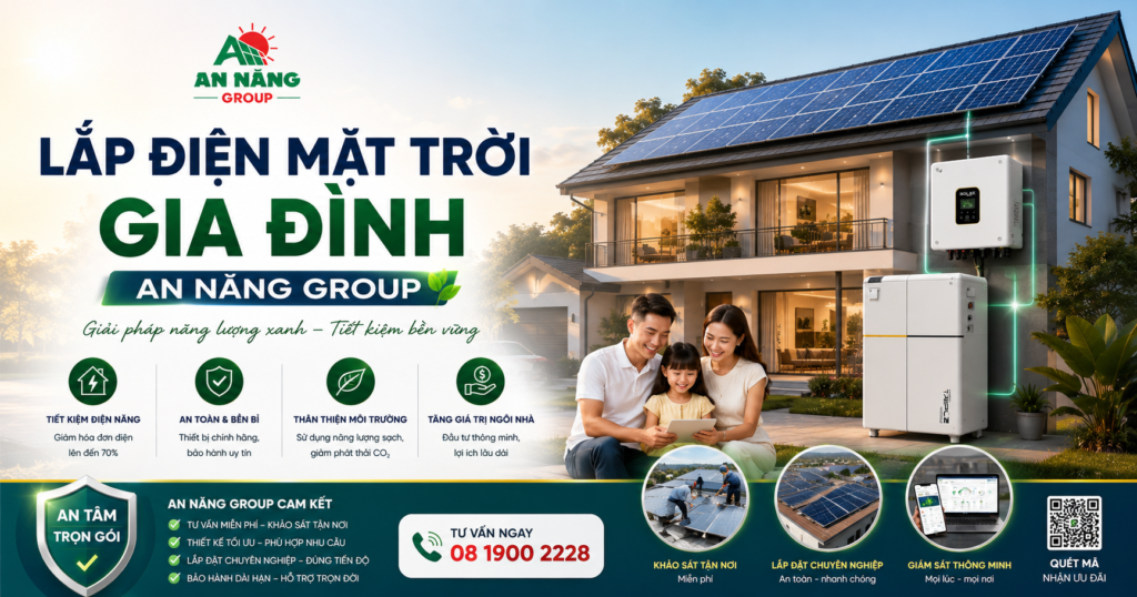 Kỹ sư An Năng Group khảo sát trước khi lắp điện mặt trời gia đình