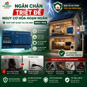 Ngăn chặn triệt để nguy cơ hỏa hoạn ngầm nhờ thiết bị dập tia lửa điện mhh 1 pha