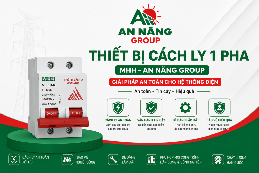 Lắp đặt thiết bị chống sốc điện MHH để bảo vệ gia đình khỏi tai nạn rò rỉ điện