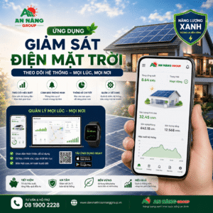Theo dõi hệ thống điện mặt trời gia đình trên điện thoại