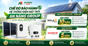 Kỹ sư An Năng Group kiểm tra thiết bị định kỳ, đảm bảo chế độ bảo hành hệ thống điện mặt trời cho khách hàng