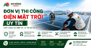 Đội ngũ kỹ sư An Năng Group thi công kiểm tra hệ thống điện mặt trời mái nhà đạt tiêu chuẩn an toàn kỹ thuật
