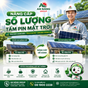 Khảo sát diện tích mái rộng rãi để quyết định nên lắp bao nhiêu tấm pin mặt trời