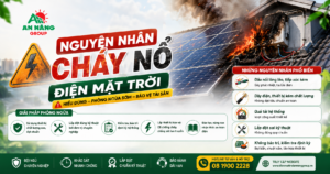 Lắp đặt giàn tấm pin mặt trời và tủ điện Inverter đúng chuẩn kỹ thuật để ngăn chặn rủi ro cháy nổ điện mặt trời