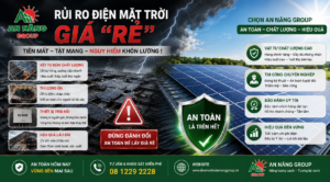 Hệ thống biến tần Inverter chuẩn và pin lưu trữ Lithium thay thế cho các thiết bị kém chất lượng từ hệ thống điện mặt trời giá rẻ