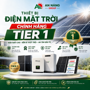 Tủ điện và bộ biến tần Inverter chuẩn kỹ thuật được đấu nối gọn gàng, an toàn bởi đơn vị thi công điện mặt trời uy tín