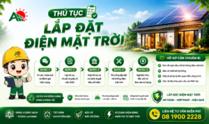 Kỹ sư An Năng Group đang hỗ trợ khách hàng hoàn thiện hồ sơ và thủ tục lắp đặt điện mặt trời
