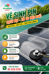 Khi lắp điện mặt trời mà hóa đơn vẫn cao hãy Vệ sinh bề mặt tấm pin năng lượng mặt trời là bước quan trọng để khắc phục việc lắp điện mặt trời mà hóa đơn vẫn cao