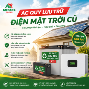 Sự khác biệt lớn về tuổi thọ điện mặt trời giữa việc dùng ắc quy lưu trữ chì-axit đời cũ và công nghệ Lithium hiện đại