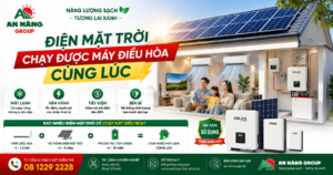 Điện mặt trời chạy được bao nhiêu điều hòa