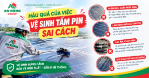 kiểm tra mảng kính cường lực bị xước và nứt vỡ do khách hàng tự vệ sinh tấm pin sai cách tại nhà