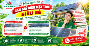 Mái nhà bị thấm dột và biến tần bị cháy đen, hậu quả nhãn tiền của việc khách hàng tin vào những bảng báo giá điện mặt trời siêu rẻ