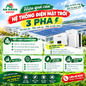 Biểu đồ thể hiện sự sụt giảm hóa đơn tiền điện rõ rệt sau khi chủ đầu tư quyết định trang bị hệ thống điện mặt trời 3 pha