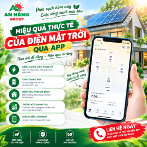 Khách hàng theo dõi sản lượng điện hàng ngày để thấy rõ tình trạng điện mặt trời không hiệu quả chỉ là tin đồn